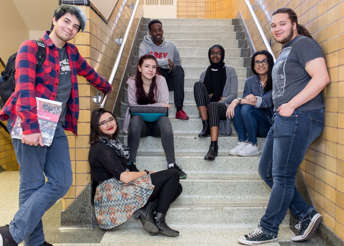 Students at an All in for Youth school