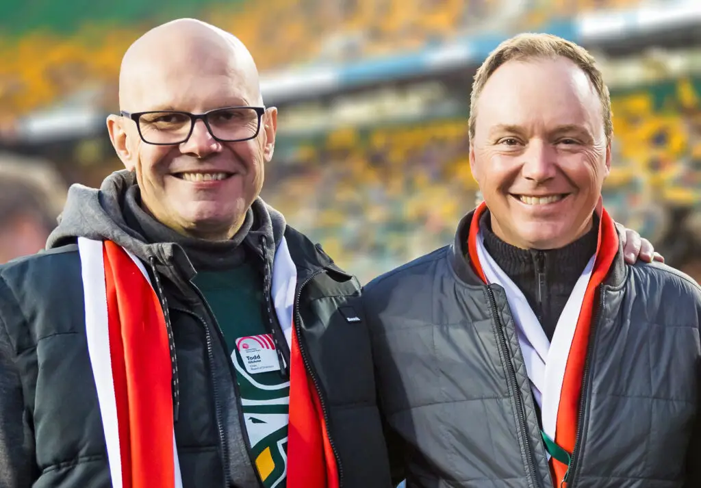 Todd Gilchrist (L) and Rob Yager (R), photo courtesy of Nancy Critchley Photography