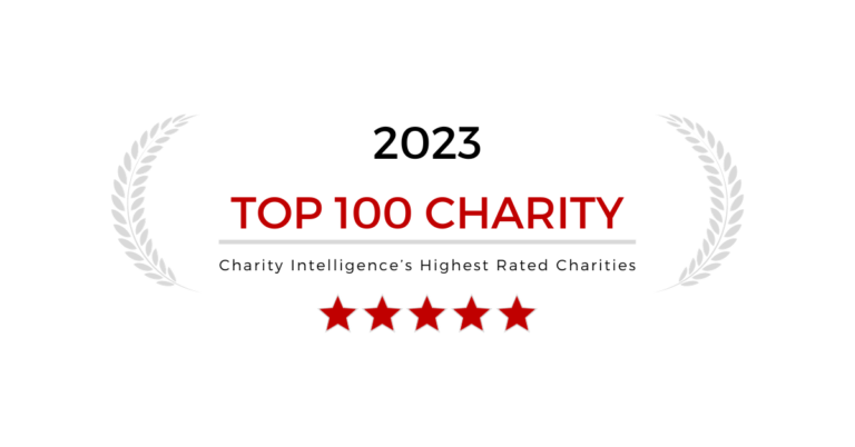 2023 Top 100 Charity logo