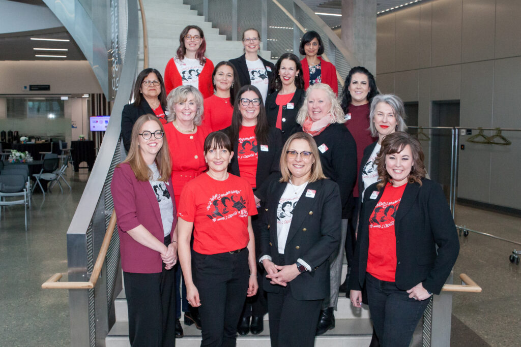 A group of Women United supporters gather at Women United’s 2025 signature event.