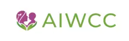 AIWCC logo featuring a stylized green leaf symbolizing growth and community, accompanied by the organization's acronym 'AIWCC' in bold, uppercase letters.